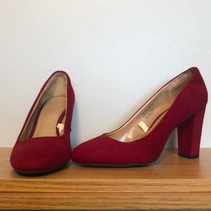 Red Block Heel - sz 8.5